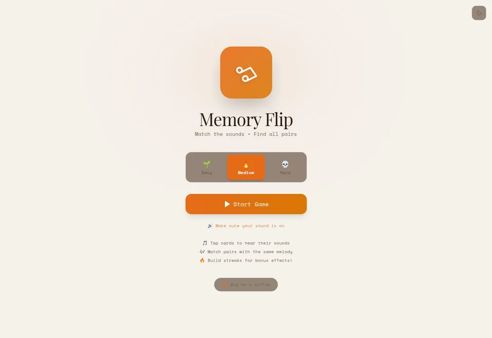 Memory Flip — Πραγματική εικόνα από το παιχνίδι
